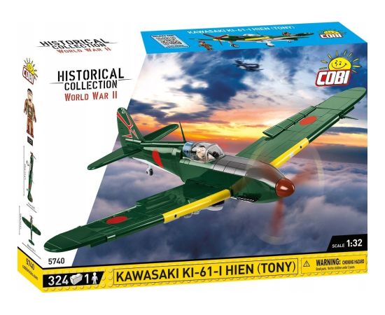 Cobi Klocki Historical Collection WWII KAWASAKI KI-61-I HIEN (TONY) 324K