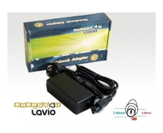 LĀDĒTĀJS Energy4U Energy4U PA11 18.5V / 3.5A (7.4x5.0mm + PIN) 65W, HP, Compaq