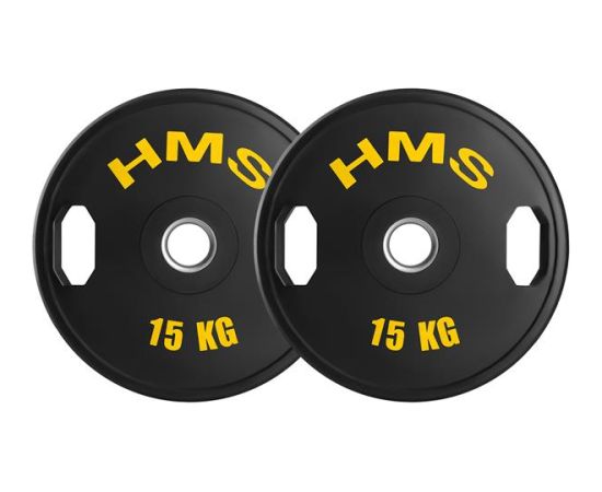 Svaru diski TOG15 RUBBERIZING OLIMPIC PLATE 2 x 15 KG HMS