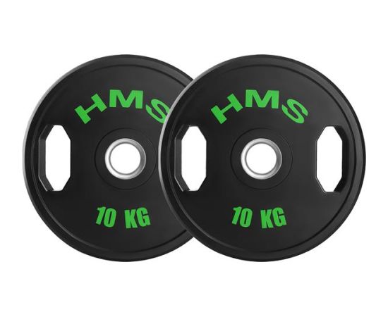 Svaru diski TOG10 RUBBERIZING OLIMPIC PLATE 2 x 10 KG HMS