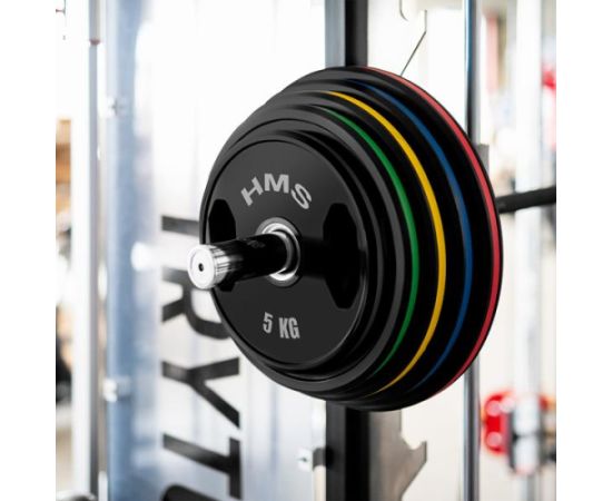 Svaru diski TOG05 RUBBERIZING OLYMPIC PLATE 2 x 5 KG HMS