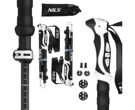 Nils TK8603 – 7075 Alumīnija saliekamie pārgājienu nūji