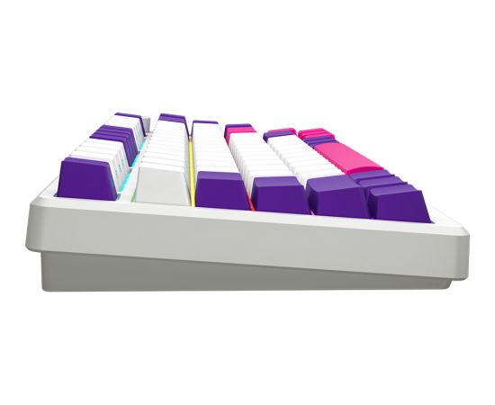 LORGAR KBP7075W, Wireless 75% Mechanical Gaming Keyboard Pro, White, EN layout