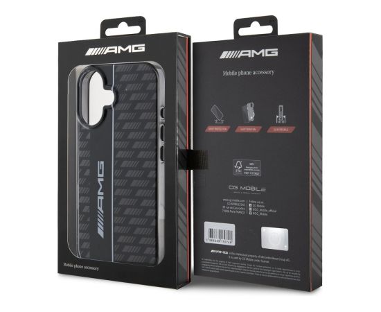 AMG Carbon Pattern Case Aizsargapvalks priekš Apple iPhone 16
