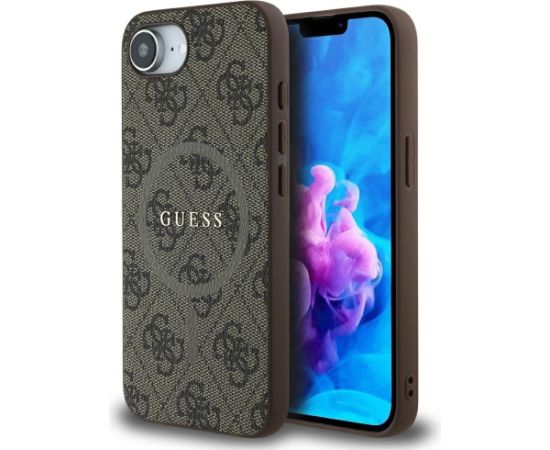 Guess PU Leather 4G Colored Ring MagSafe Case for Apple iPhone 16e
