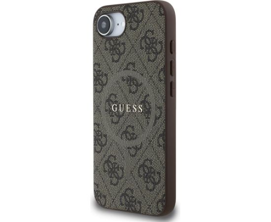 Guess PU Leather 4G Colored Ring MagSafe Case for Apple iPhone 16e