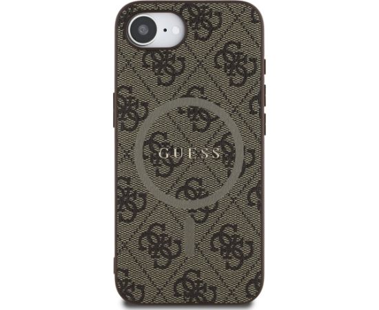 Guess PU Leather 4G Colored Ring MagSafe Case for Apple iPhone 16e