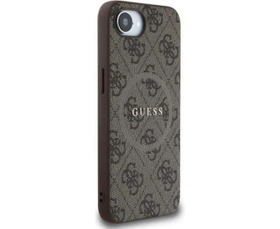 Guess PU Leather 4G Colored Ring MagSafe Case for Apple iPhone 16e