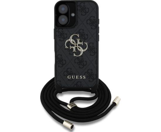 Guess PU 4G Metal Logo Crossbody Strap Case Чехол для iPhone 16