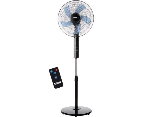 Noveen N'OVEEN F455 16"/40 cm standing fan with remote control, Black