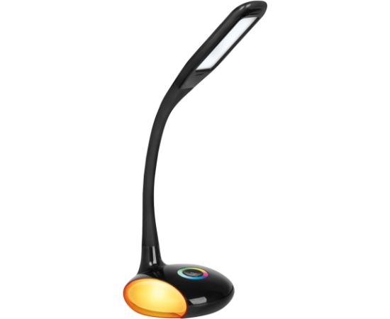 Activejet LED desk lamp VENUS BLACK with RGB base