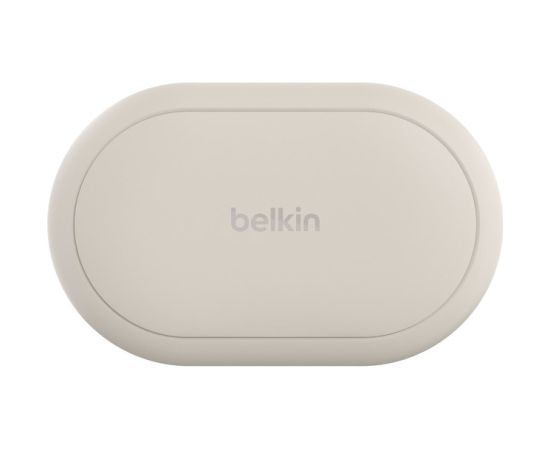 Belkin SoundForm ClearFit Headset True Wireless Stereo (TWS) Ear-hook Calls/Music/Sport/Everyday Bluetooth Sand