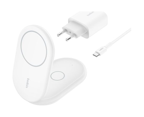 Belkin BoostCharge Headphones, Smartphone White USB Wireless charging Fast charging Indoor