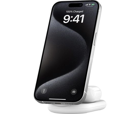 Belkin BoostCharge Headphones, Smartphone White USB Wireless charging Fast charging Indoor