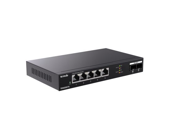 Tenda TEM2007X network switch 2.5G Ethernet (100/1000/2500) Desktop Black