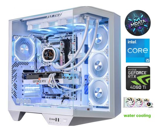 MDD ArcticX i5-14600K 16GB 1TB SSD RTX 4060Ti NoOS