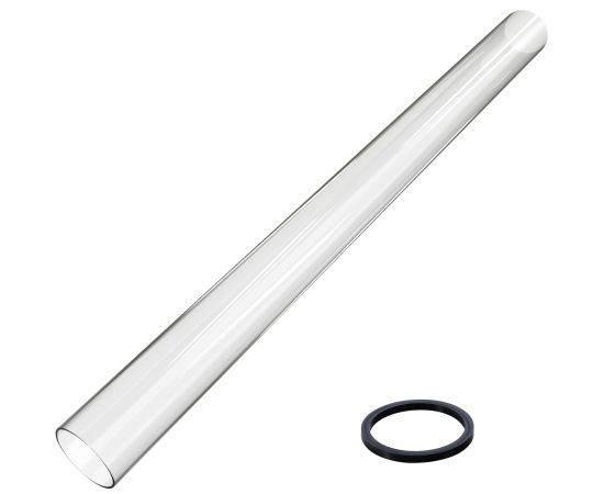 Caurule terases gāzes sildītājam Glass tube for gas lamp heater 1255x100x2,5mm
