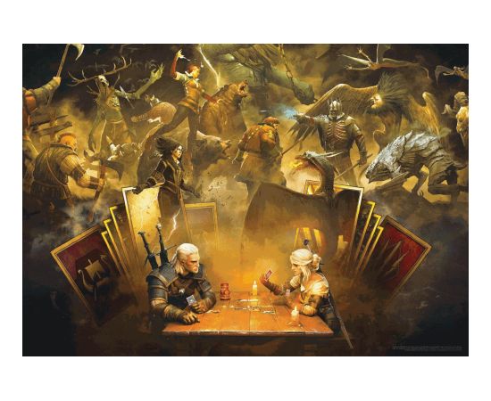 Cenega Publishing Puzzle Good Loot Gaming Puzzle: The Witcher (Wiedźmin) Playing Gwent 1000 elementów