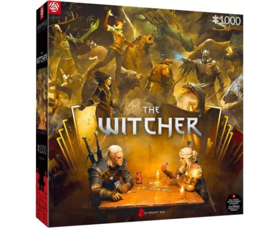 Cenega Publishing Puzzle Good Loot Gaming Puzzle: The Witcher (Wiedźmin) Playing Gwent 1000 elementów