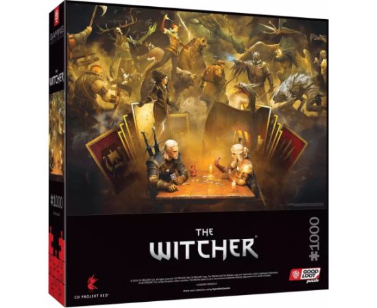 Cenega Publishing Puzzle Good Loot Gaming Puzzle: The Witcher (Wiedźmin) Playing Gwent 1000 elementów