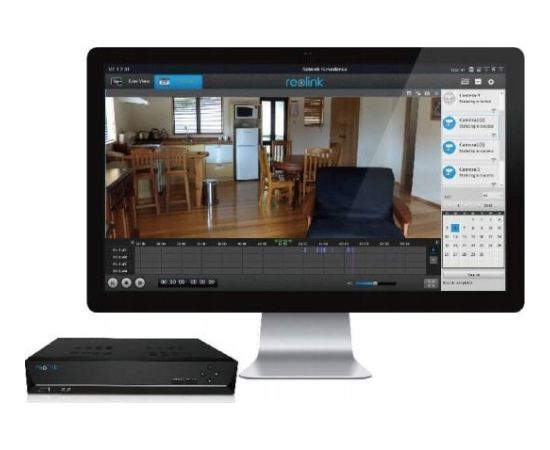 Reolink NVS8(NHD) - 8-Channel PoE NVR for 24/7 Recording, Support up to 16MP, No HDD Built-in, Up to 12TB Storage Capacity