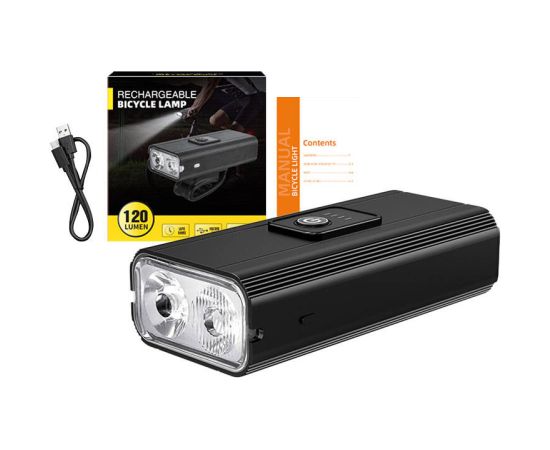 Bike flashlight Superfire GT-R3, 600lm, USB