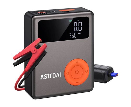 4 in 1 Jump starter + Tire inflator + Power bank AstroAI DK-MF139 Citi auto piederumi