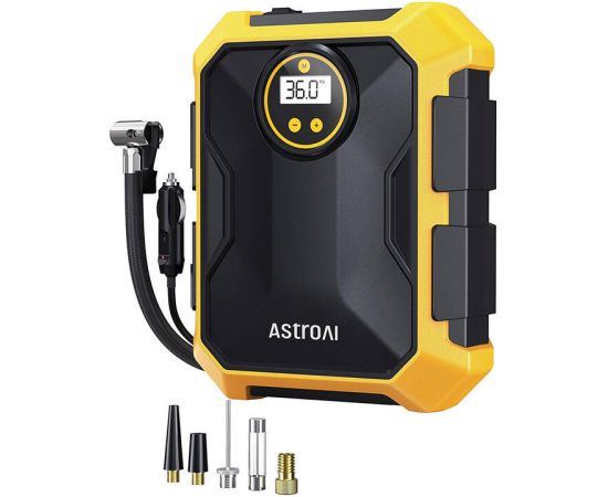 AstroAI CZK-3674 12V DC 100PSI Air Compressor (Yellow)