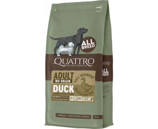 Eukanuba Suņu barība Quattro No Grain All Breed Adult Duck 12kg