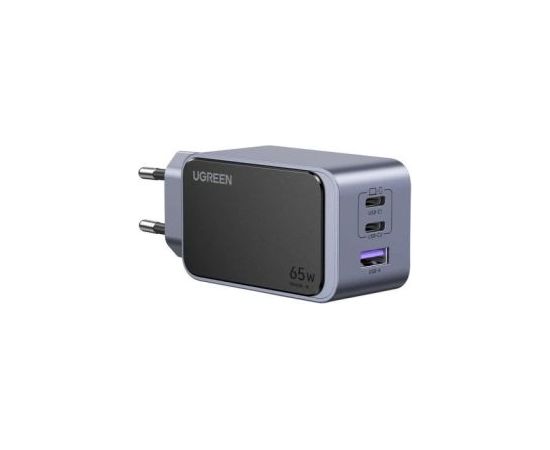 Ugreen   X553 NexodeS USB-A+2 USB-C 65W  GaN Fast Charger Grey