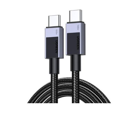 Ugreen   Type C 2.0 Male To Type C 2.0 Male 5A Data Cable 2M Black