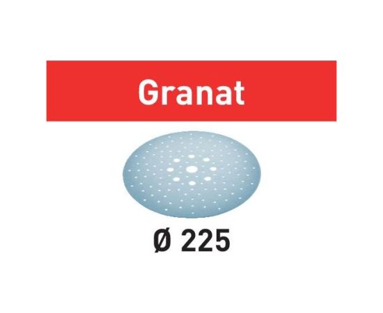 Smilšpapīrs ekscentra slīpmašīnai Festool Granat D225 P320 GR/25
