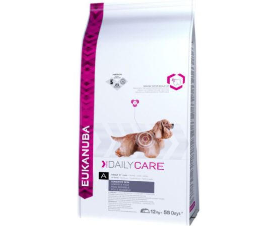 Suņu barība Eukanuba Daily Care Sensitive Skin 12kg
