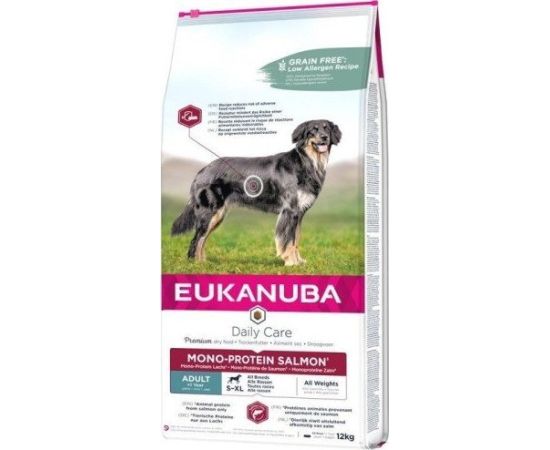 Suņu barība   EUKANUBA 12KG DAILY CARE ar LASI MONOPROTEIN