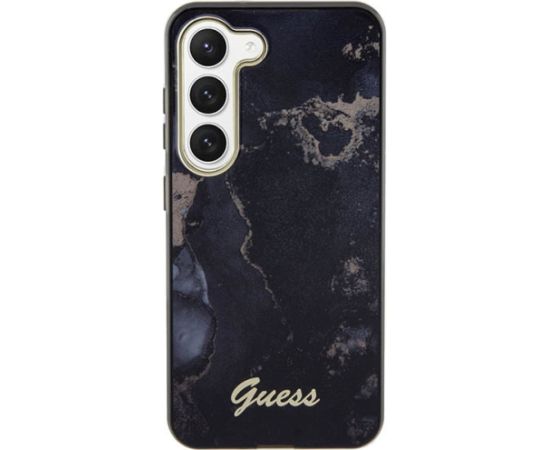 Guess GUHCS23SHTMRSK S23 S911 czarny|black hardcase Golden Marble Collection