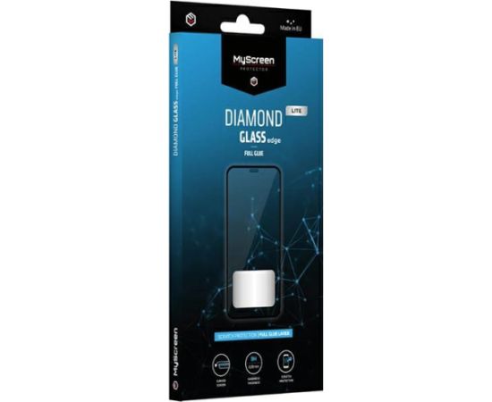 Tempered Glass MS Diamond Glass Edge Lite FG Xiaomi Redmi 12C|11A czarny|black Full Glue