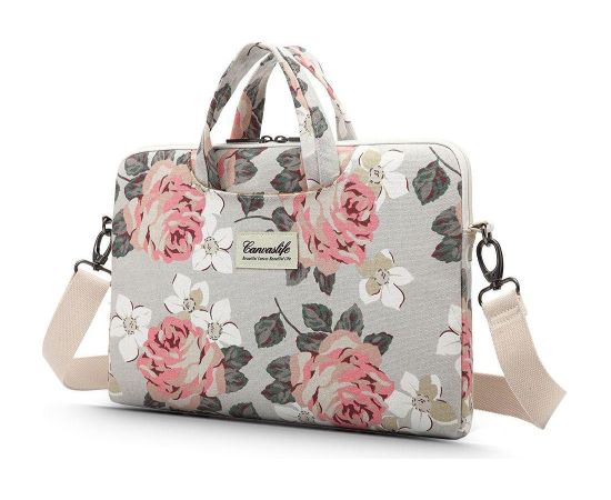 Canvaslife ХОЛЩОВЫЙ ПОРТФЕЛЬ ДЛЯ НОУТБУКА 15-16 БЕЛАЯ РОЗА Сумки, обложки для ноутбуков