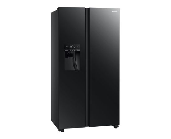 Hisense RS694N4GBE side-by-side Ledusskapis Black