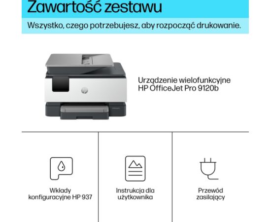 HP OfficeJet Pro 9120b All-in-One Printer Thermal inkjet A4 4800 x 1200 DPI 20 ppm Wi-Fi