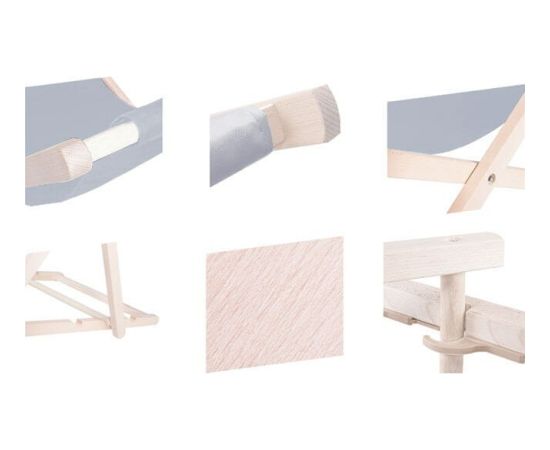 Деревянный шезлонг с 3-ступенчатой регулировкой Springos DC0010 OXFORD023 Dārza krēsli