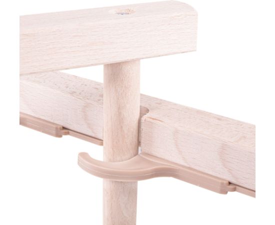 Деревянный шезлонг с 3-ступенчатой регулировкой Springos DC0010 OXFORD023 Dārza krēsli