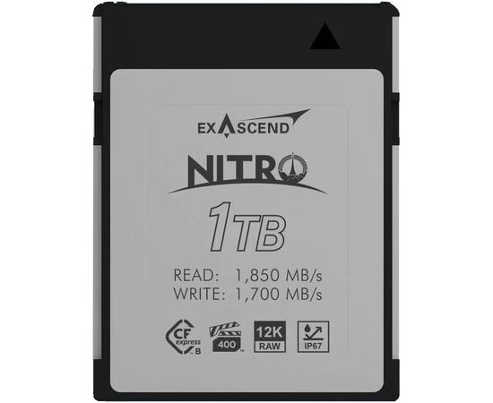 ExAscend Nitro CFexpress B 1TB 12K RAW