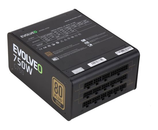 PSU Evolveo G750 750W (E-G750R) Datoru barošanas bloki