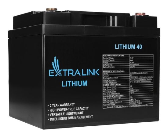 ExtraLink Akumulators LiFePO4 40AH 12.8V BMS EX.30431