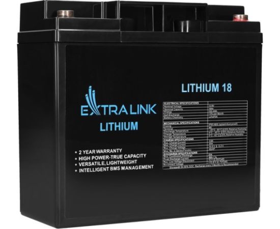 ExtraLink Akumulators LiFePO4 18AH 12.8V BMS EX.30417