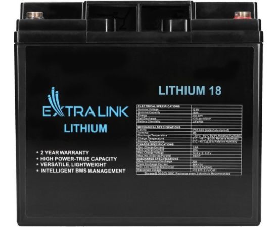 ExtraLink Akumulators LiFePO4 18AH 12.8V BMS EX.30417