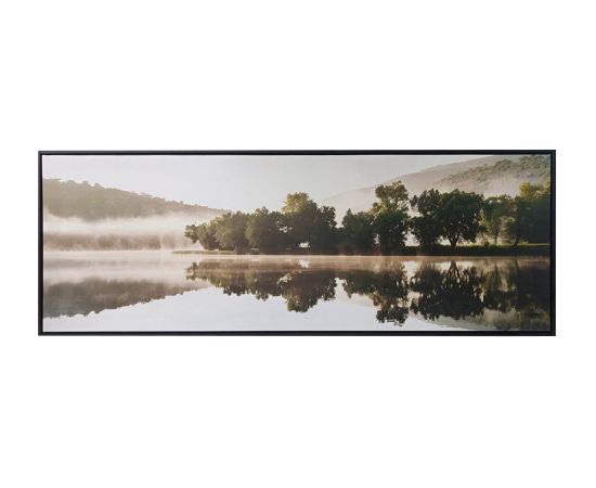 Wall art WALLY 50x140cm, fog on the lake