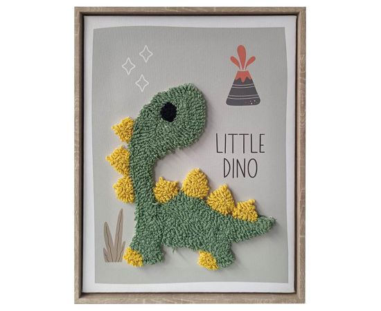 Wall art WALLY 30x40cm, dinosaur