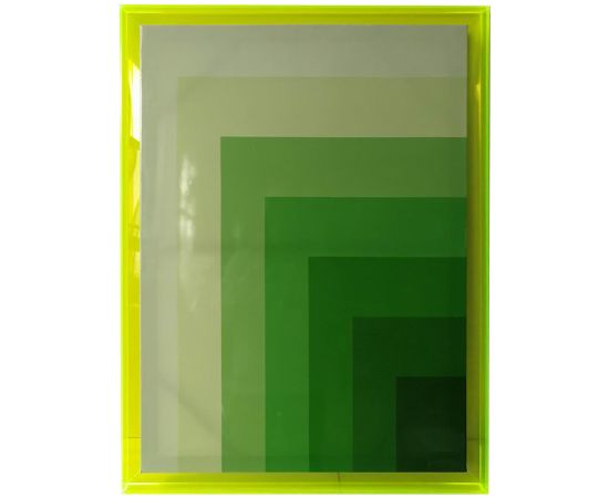 Wall art WALLY 60x80cm, green, acrylic