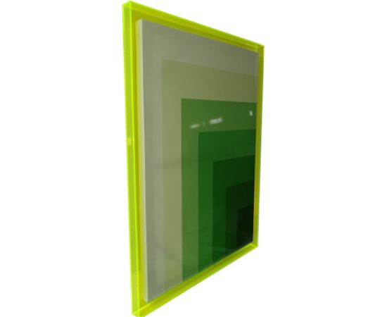 Wall art WALLY 60x80cm, green, acrylic